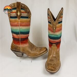 Ariat Multicolor Striped Heeled Boots